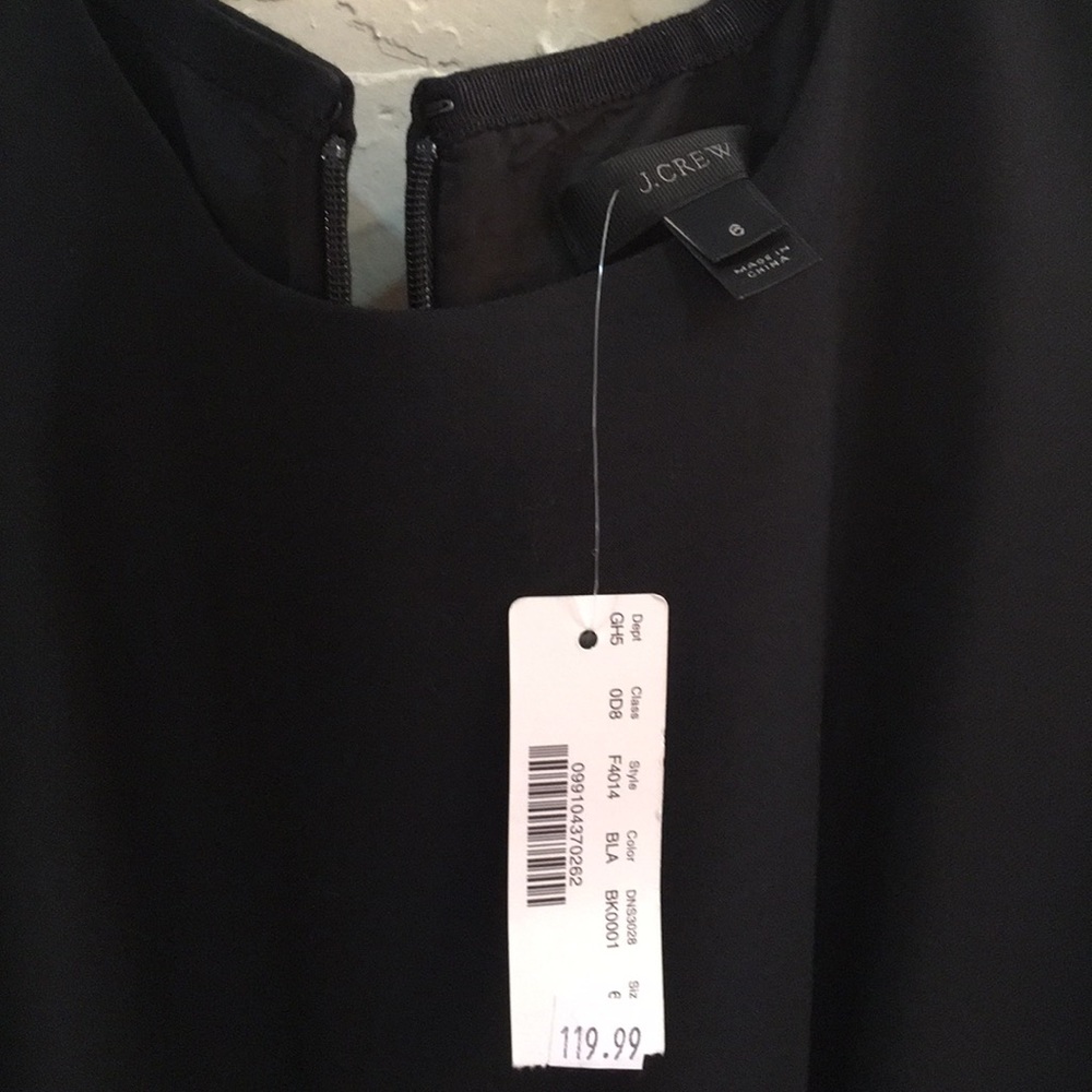 Black sleeves J.crew dress